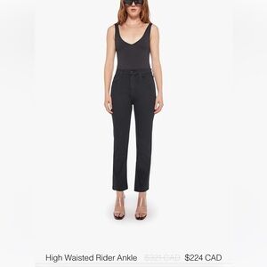 MOTHER high waited Rider ankle